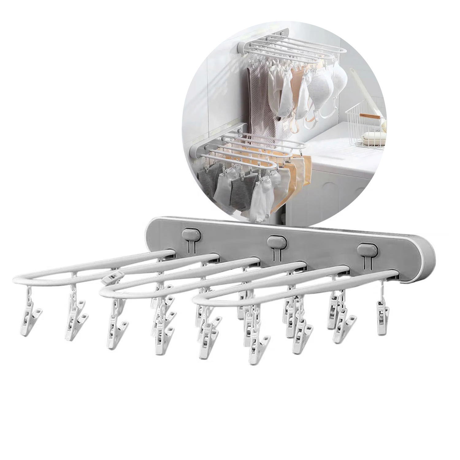 Miniatura 3 de Tendedero Plegable Secar Ropa Interior